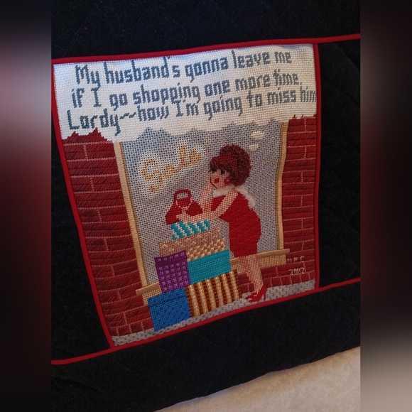 Rare vintage velvet year 2002 tote bag - Picture 2 of 8